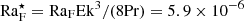 $ {\rm Ra}_{\rm F}^\star={\rm Ra}_{\rm F}{\rm Ek}^3/(8{\rm Pr})=5.9\times10^{-6} $