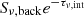 $ S_{\nu,\rm back}e^{-\tau_{\nu,\rm int}} $