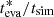 $ t_{{\rm eva}}^*/t_{{\rm sim}} $