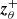$ {\boldsymbol{z}}^+_\theta $