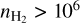 ${n_{{{\rm{H}}_2}}} < {10^6}$