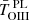 $ \bar{{T}}_{\mathrm{OIII}}^{\,\mathrm{PL}} $