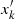 $ x_{{k}}^\prime $