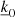 $ \underline{k}_0 $