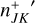 $n{_{JK}^ + ^\prime }$