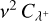 ${v^2}{C_{{\lambda ^ + }}}$