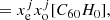 $$ \begin{aligned}[C_{60}H_{2j}]&= x_{\rm e}^{j}x_{\rm o}^{j}[C_{60}H_{0}],\end{aligned} $$