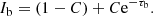 $$ \begin{aligned} I_{\rm b}=(1-C)+C\mathrm{e}^{-\tau _{\rm b}}. \end{aligned} $$