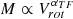 $ M \propto V_{rot}^{\alpha_{TF}} $