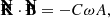 $$ \begin{aligned} \mathbf {\bar{K}} \cdot \mathbf {\bar{B}} = -C \omega A, \end{aligned} $$