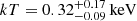 $ kT = 0.32_{-0.09}^{+0.17} \, \mathrm{keV} $