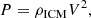 $$ \begin{aligned} P=\rho _{\rm ICM}V^2, \end{aligned} $$