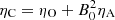 $ \eta_{\rm C} = \eta_{\rm O}+B_0^2\eta_{\rm A} $