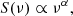 $$ \begin{aligned} S(\nu )\propto \nu ^\alpha , \end{aligned} $$