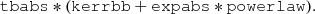$$ \begin{aligned} \mathtt {tbabs*(kerrbb+expabs*powerlaw)}. \end{aligned} $$