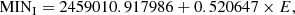$$ \begin{aligned} \mathrm{MIN}_{\rm I}=2459010.917986 + 0.520647 \times E, \end{aligned} $$