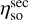 $\eta _{{\rm{so}}}^{{\rm{sec}}}$