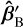 $\hat \beta _{\rm{B}}^\prime $