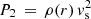 $ P_2\,=\,\rho(r)\,v_{\rm s}^2 $