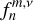 $f_n^{m,v}$