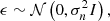 $$ \begin{aligned} \epsilon \sim \mathcal{N} \left( 0, \sigma _n^2 I\right), \end{aligned} $$
