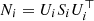 $ N_i = U_i S_i U_i^\top $