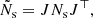$$ \begin{aligned} \tilde{N}_\text{s} = J N_\text{s} J^\top , \end{aligned} $$