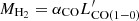 $ M_{\rm H_{2}}=\alpha_{\rm CO}L^\prime_{\rm CO(1-0)} $