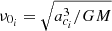 $ \nu_{0_i}= \sqrt{a_{c_i}^3/G M} $