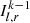 $ I^{k-1}_{l ,r} $