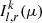$ I_{l ,r}^k(\mu) $