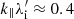 $ k_\parallel\lambda_{\mathrm{i}}^\prime\approx 0.4 $