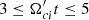$ 3 \le \Omega_{ci}^\prime t\le 5 $