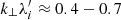 $ k_\perp\lambda_i^\prime\approx 0.4-0.7 $