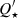 $ Q^{\prime}_\star $