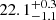 $ 22.1_{-1.1}^{+0.3} $