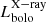 $ L_{\mathrm{bolo}}^{\mathrm{X-ray}} $