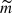 $ \widetilde{m} $