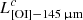 $ L^c_{\rm [OI]-145\,\upmu m} $
