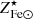 $ Z^{\star}_{\mathrm{Fe}\odot} $