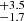 $ ^{+3.5}_{-1.7} $