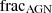 $ \rm{frac}_\mathrm{{AGN}} $