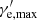 $ \gamma^\prime_{\rm e, max} $