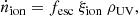 $$ \begin{aligned} \dot{n}_{\rm ion} = f_{\rm esc} \ \xi _{\rm ion} \ \rho _{\rm UV}, \end{aligned} $$