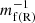 $ m_{\mathrm{f(R)}}^{-1} $