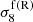 $ \sigma_8^{\rm f(R)} $