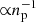 $ {\propto} n_{\mathrm{p}}^{-1} $