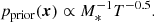 $$ \begin{aligned} p_{\rm prior}(\boldsymbol{x})\propto M_*^{-1}T^{-0.5}. \end{aligned} $$