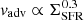 $ v_{\mathrm{adv}}\propto \Sigma_{\mathrm{SFR}}^{0.3} $