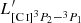 $ L^{\prime}_{{[\mathrm{C}\,\textsc{i}]}^3P_2{-} ^3P_1} $